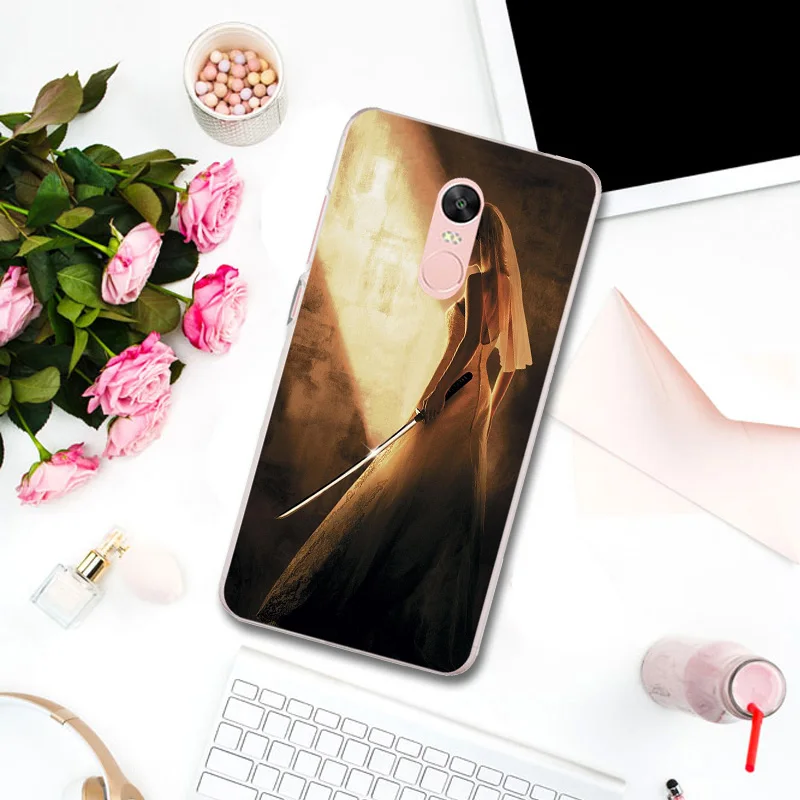 Чехол для телефона Kill Bill Art мягкий силиконовый чехол из ТПУ Для Xiaomi Mi Redmi Note 3 3S 4 4X 4A