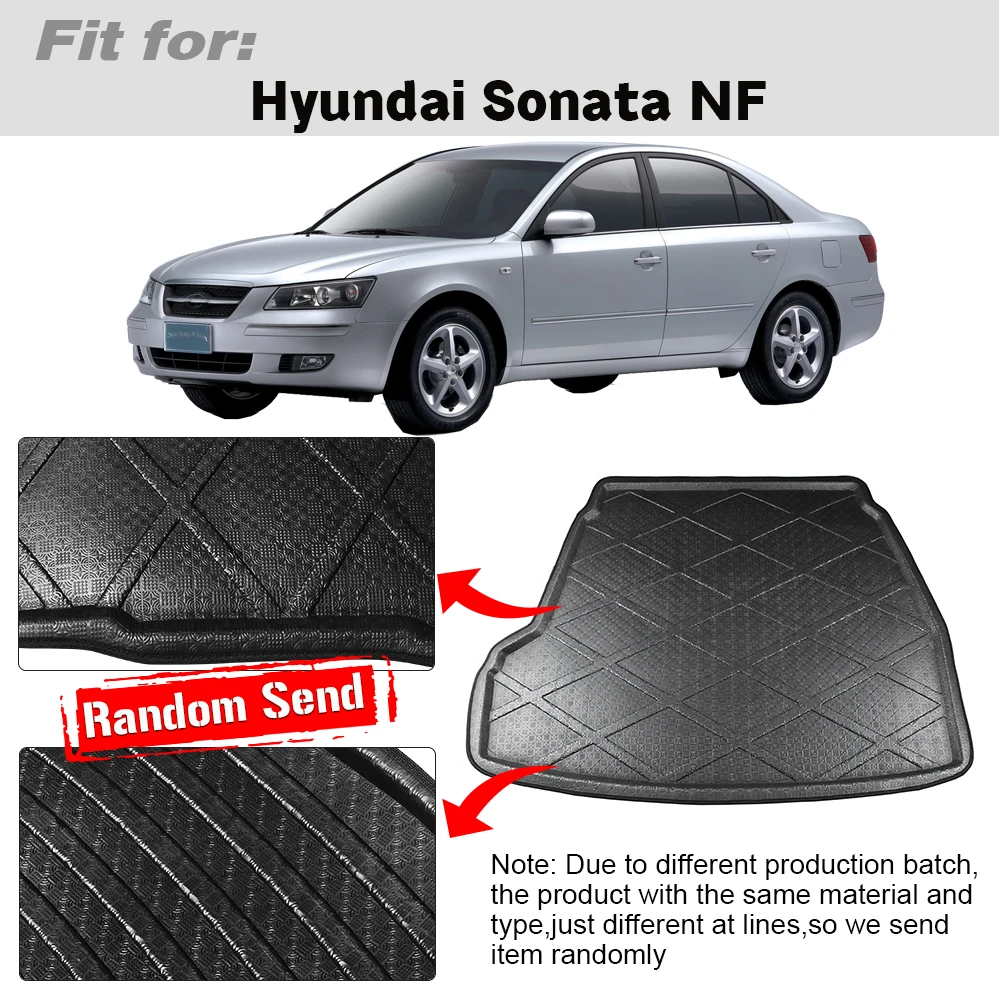Buildreamen2 для Hyundai Sonata NF коврик багажника автомобиля поднос багажник напольный