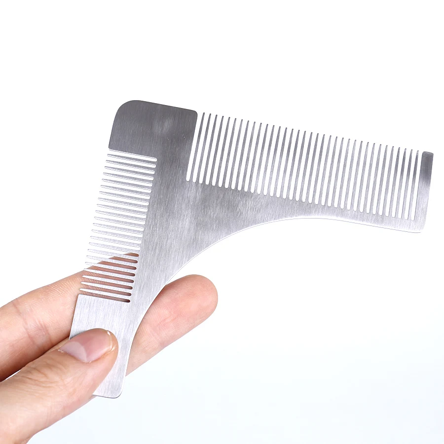 1 шт. для бороды инструмент формирования из нержавеющей стали сексуальный