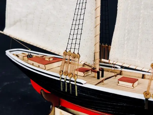 New version Hobby ship model Kits Benjamin W.Latham 1902 sailboat model kits include English Instruction