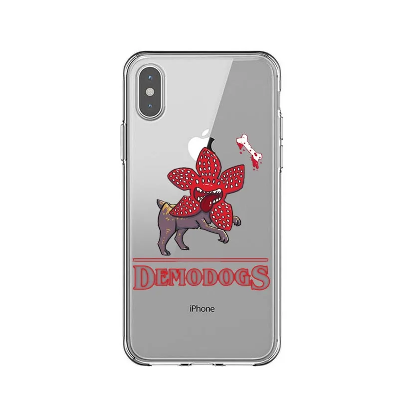 TPU Stranger things Сезон 3 чехол для телефона для iPhone X XR XS MAX 6 7 8 plus 5 5S 6s SE 11 Pro Max прозрачный мягкий силиконовый черный чехол - Цвет: TPU