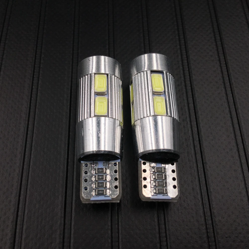 2x Авто Стайлинг автомобиля авто светодиодный T10 Canbus 194 W5W 10 SMD 5630 Светодиодный светильник лампа без ошибок светодиодный светильник парковки T10 светодиодный автомобильный боковой светильник 12V