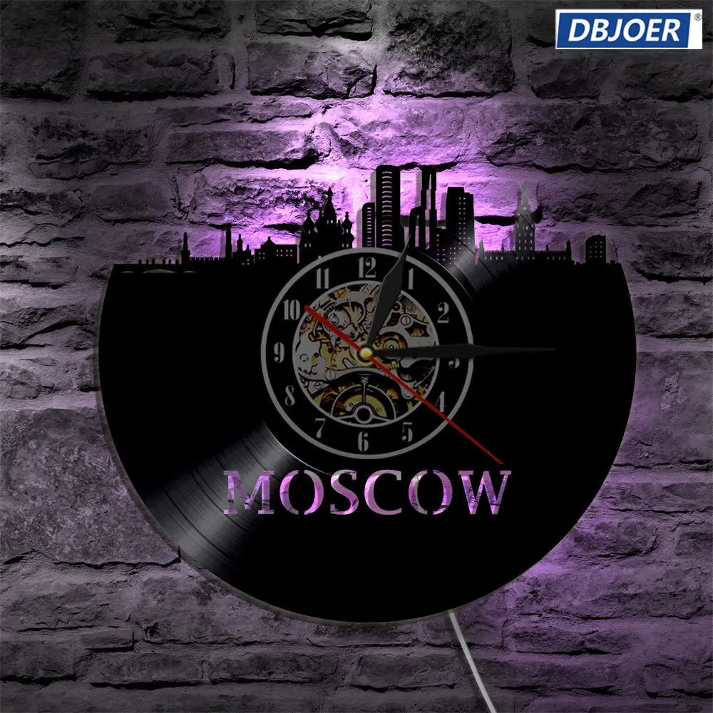 Светодиодный светильник из винила в Москву освещение часов меняющий цвет