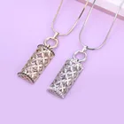 Женские цепочки для свитера, геометрические ожерелья с кристаллами, модные уникальные полые цветочные полуцилиндрические ожерелья, ювелирные изделия для женщин, подарок на вечеринку