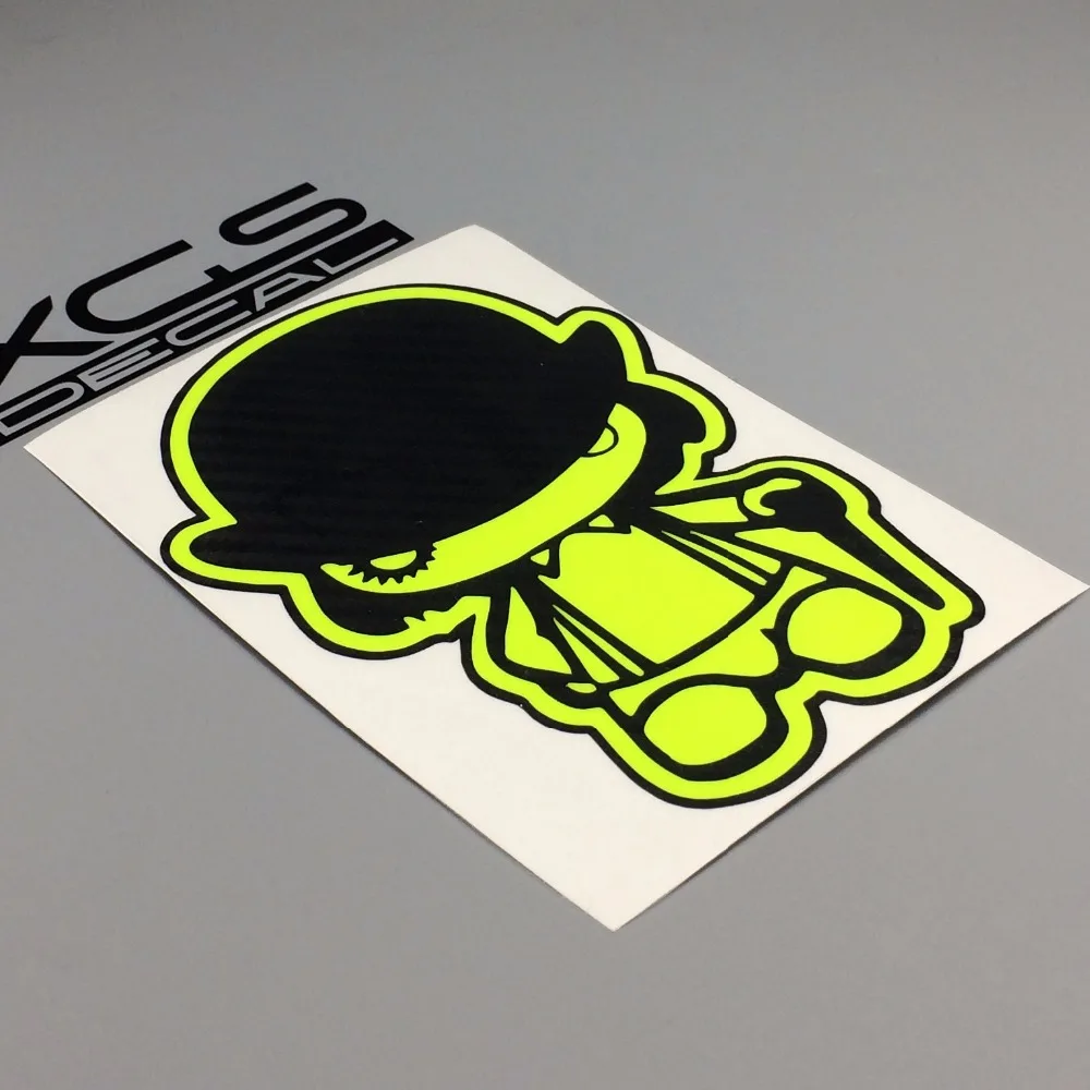 

XGS DECAL car stickers wound-up orange clockwork orange reflective stickers applique
