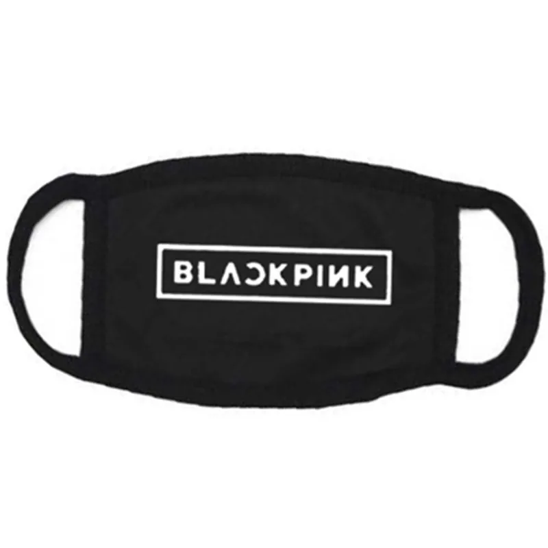 ALLKPOPER KPOP черная розовая маска для рта квадратная маска унисекс новая респиратор против пыли для лица