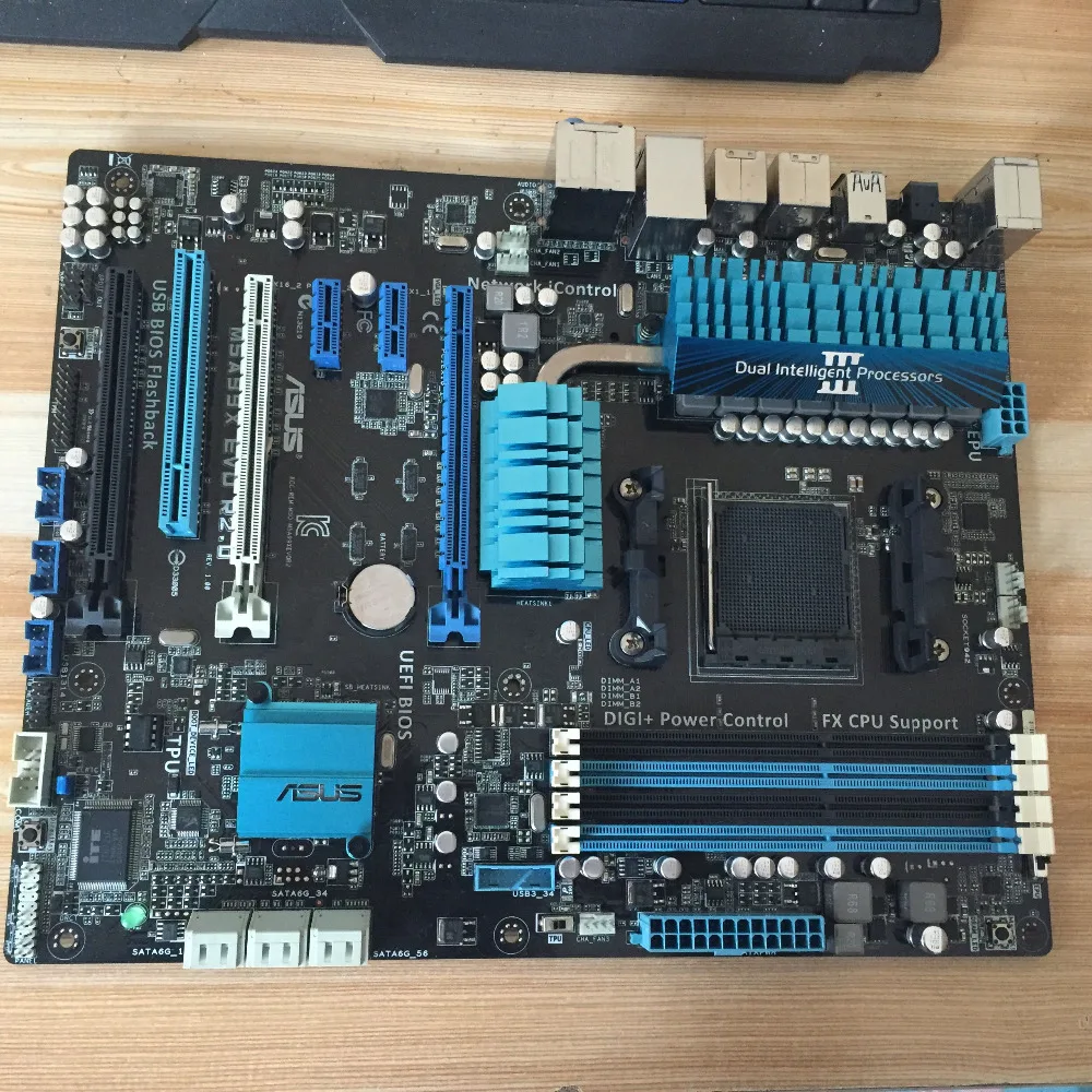 ASUS M5A99X EVO R2.0 оригинальная б/у материнская плата DDR3 Socket AM3 + платы 32 Гб USB2.0 USB3.0 990X