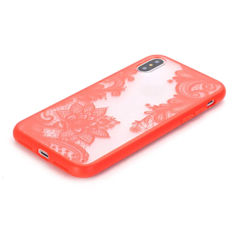 Чехол Boucho для iphone SE 5S 5 6 6S 7 8 Plus с цветочным рисунком Пейсли Мандала хна чехлы X