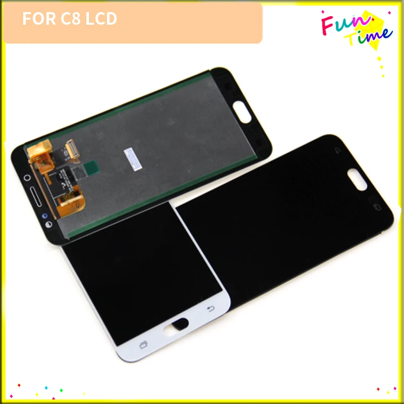 Для Samsung Galaxy C8 LCD дисплей C7100 C710F C710DS C710 C7 2017 Сенсорная панель в сборе запасные