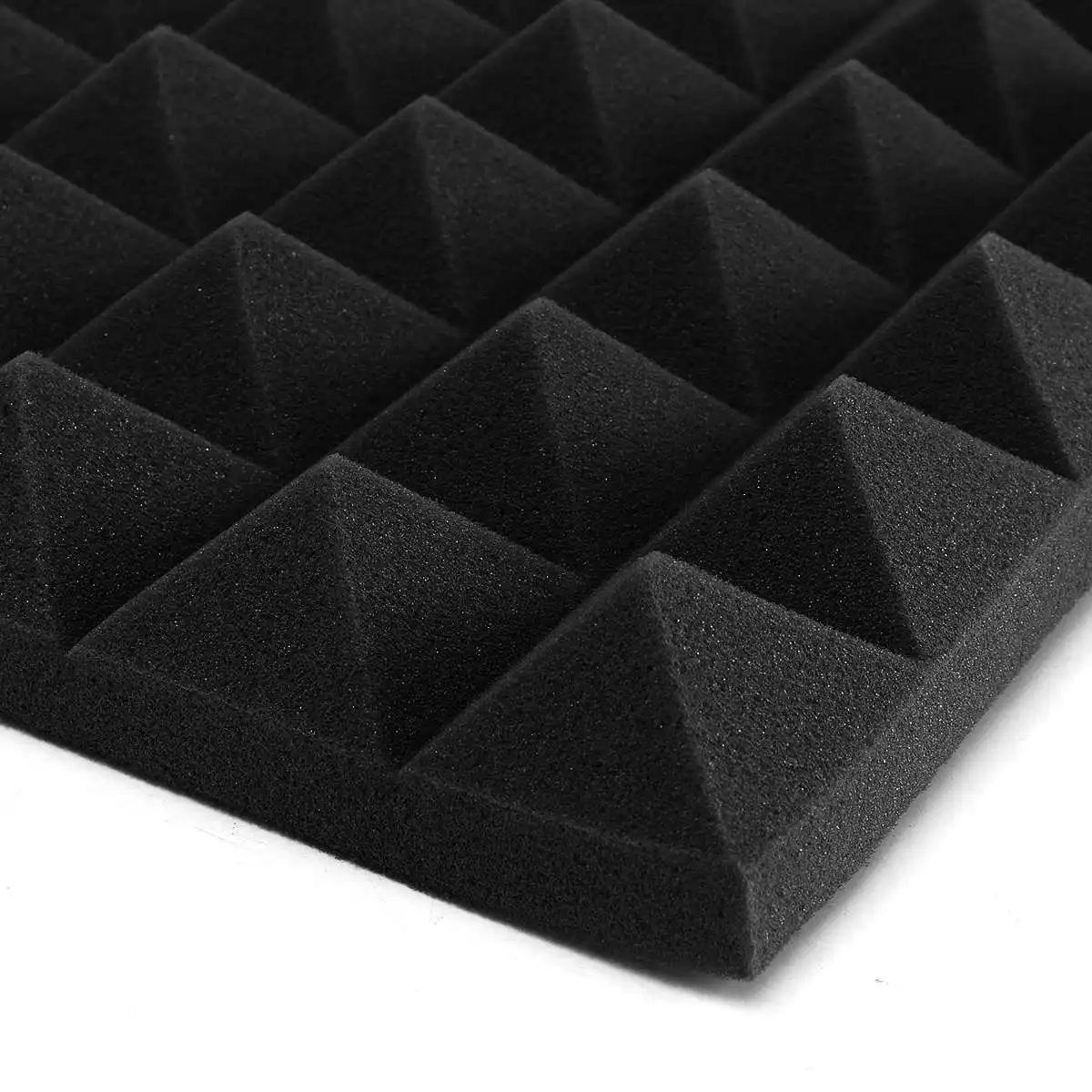 4 шт 50X50X5 мм Звукоизоляционная пена акустическая пена звуколечение студия комната поглощение клиновые плитки пенополиуретан