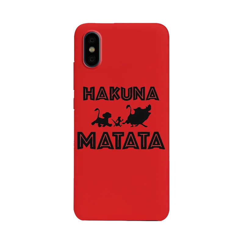 Hakuna Matata Король Лев Тимон Мягкий силиконовый чехол для телефона чехол для iPhone 5 5S SE 6 6s 7 8 plus X Xs XR max pumbaa simba - Цвет: R-1344