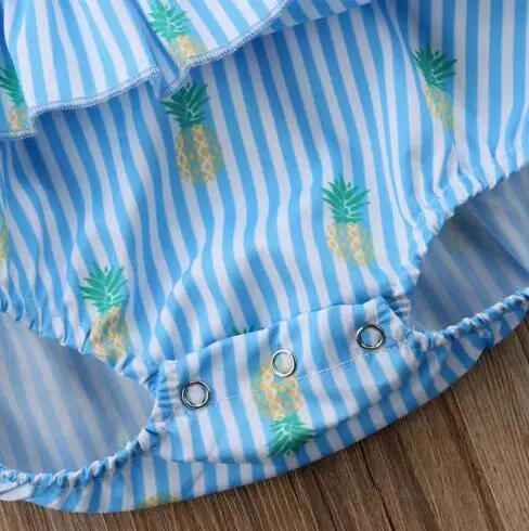 Боди без рукавов для новорожденных и маленьких девочек летний повседневный