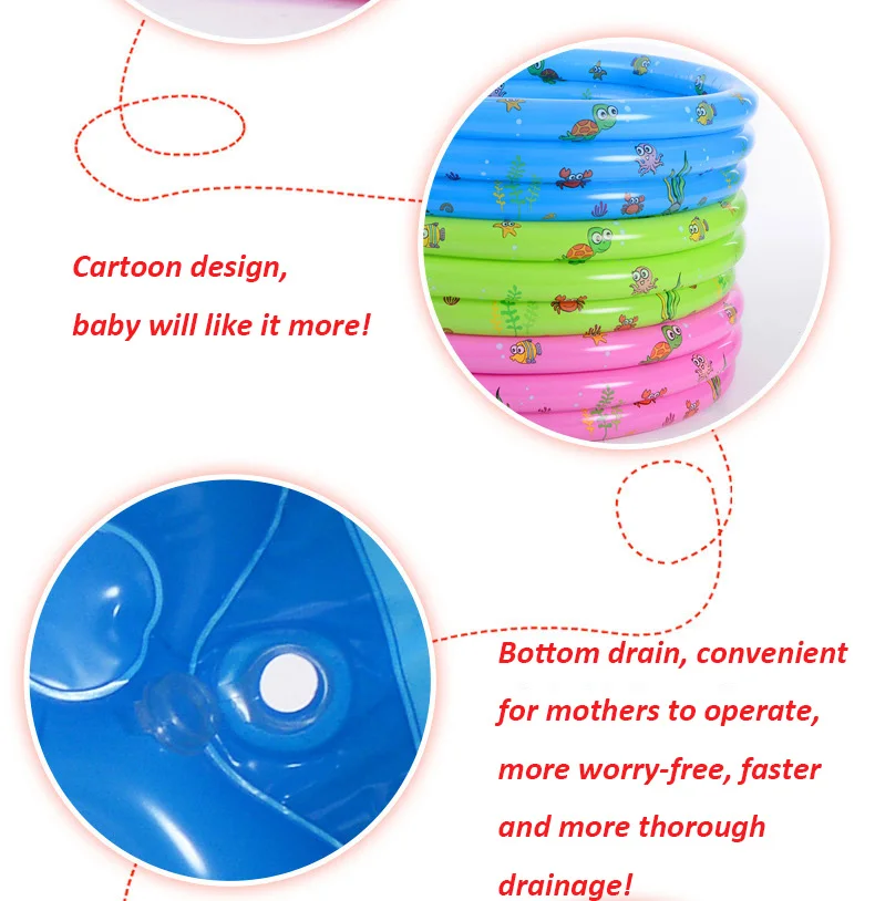 

PVC Swimming Bathing Pool 3&4 Layers Kids Baby Inflatable Pool Fences Summer Outdoors Indoors Children Inflatable Swimming Pool