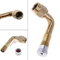 90 degree angle brass motorcycle car air type valve tire stem extender tyre valve extension adaptor car repair tool kit