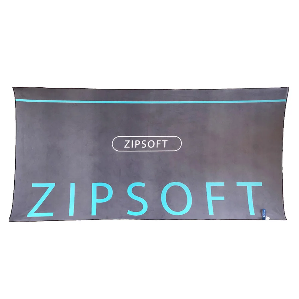 Темно-серый Zipsoft микрофибра быстросохнущие пляжные банные плавательные полотенца для занятий на открытом воздухе для купания путешествия Toalla бассейн душ компактное быстросохнущее полотенце - Цвет: Темно-серый