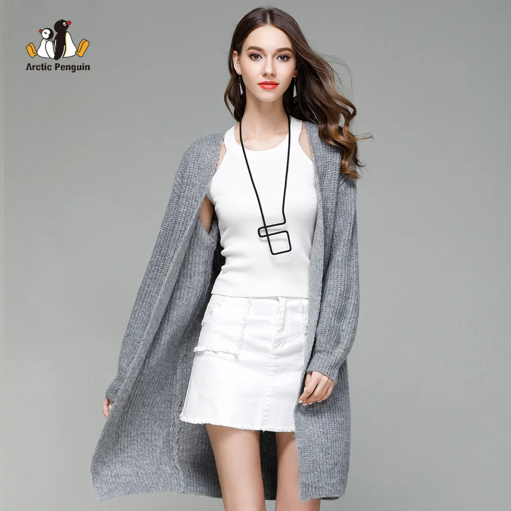 [AP] Корейская версия большой Размеры Новый Для женщин вязаный кардиган свитер