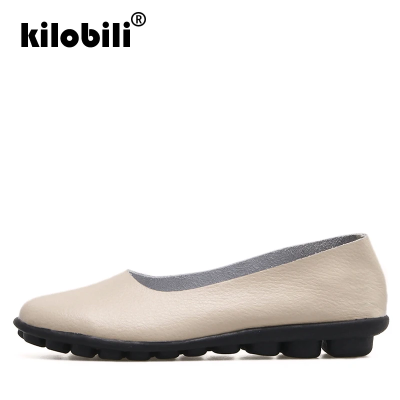 Kilobili/2019 г. весенние женские балетки на плоской подошве Туфли оксфорды обувь из