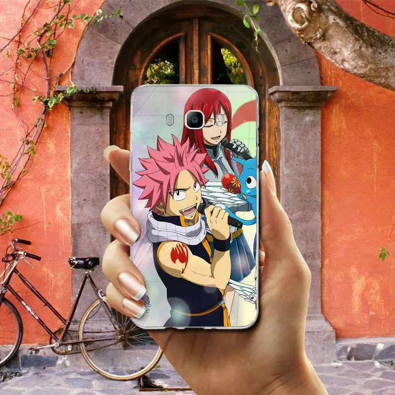 Anima Fairy Tail для Samsung Galaxy A3 A5 A7 J1 J2 J3 J4 J6 J5 J7 J8 2016 2017 2018 Coque Shell мягкие ТПУ Силиконовые