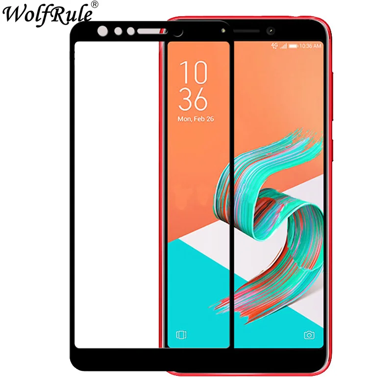 Полное покрытие из закаленного стекла Asus Zenfone 5 Lite ZC600KL Защитная пленка для экрана