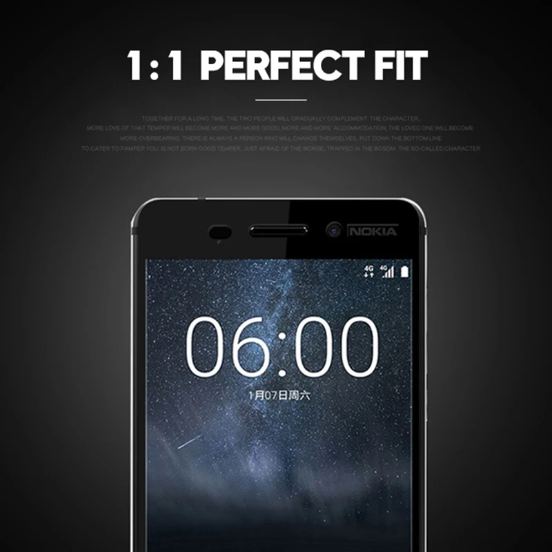 CHYI полностью проклеенное стекло для nokia 5 6 7 plus защита экрана олеофобное покрытие