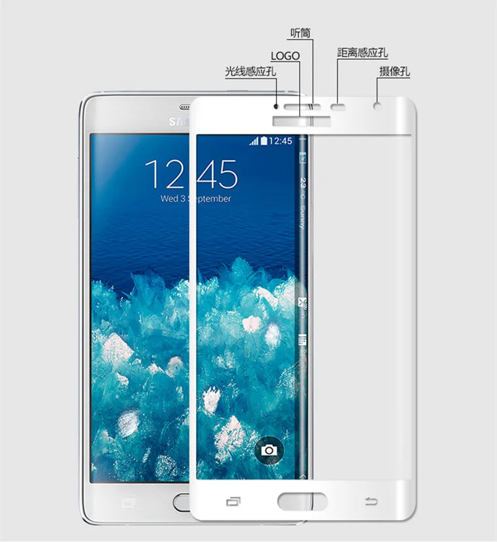 Для samsung Galaxy Note Edge N915 защита экрана из закаленного стекла