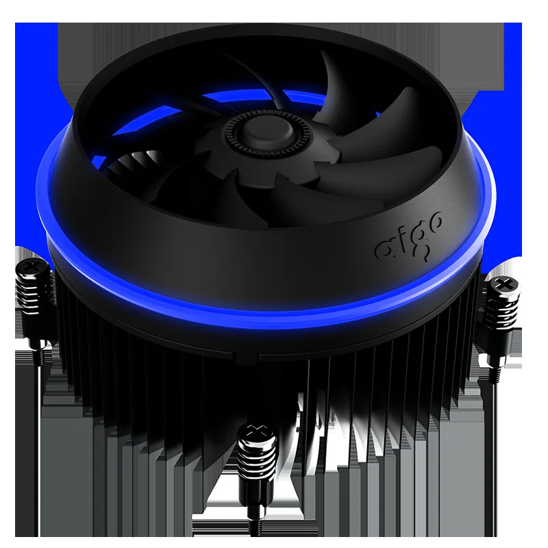 Aigo shadow алюминиевый процессор RGB Радиатор Охлаждение охладитель 100 мм 4Pin двойное кольцо светодиодный вентилятор Радиатор для intel LGA 1155/1156