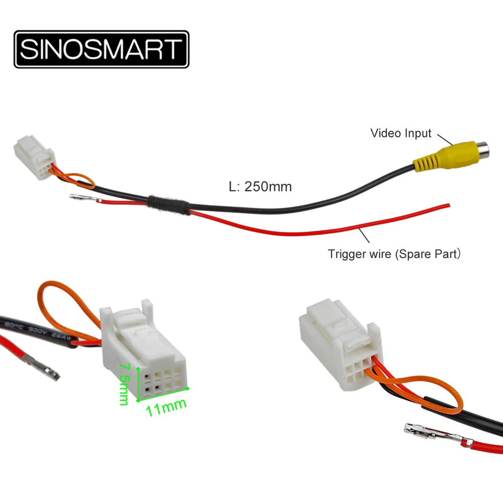 SINOSMART C6 Соединительный кабель для Subaru Forester CD PR43 оригинальный цветной монитор |