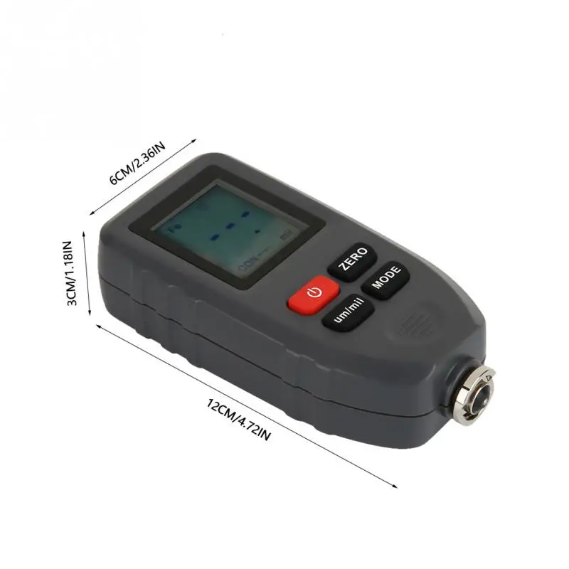 1Set LCD Digital Handheld Coating Meter Portable Paint Thickness Auto Tester Gauge Measuring Tool New Arrival | Инструменты