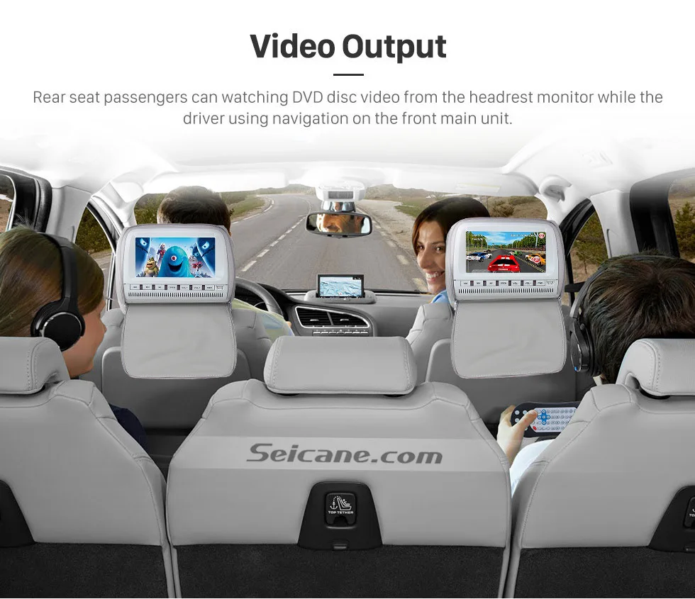 Seicane Android 8,1 10,1 дюймов, автомобильный, мультимедийный плеер радио для Toyota Highlander gps навигационный головное устройство четырехъядерный Wifi