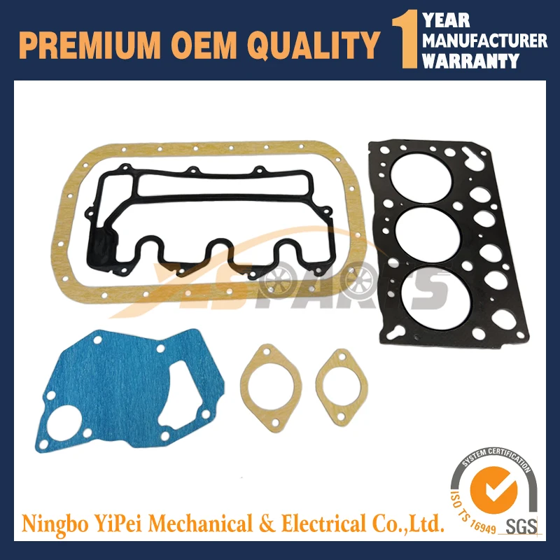 Комплект прокладок двигателя 3LB1 для Hitachi EX55 16N 17NE 17N Isuzu | Автомобили и мотоциклы