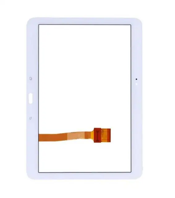 Белый Для samsung Galaxy Tab 4 10,1 T530 T531 T535 SM-T530 SM-T531 SM-T535 планшет с сенсорным экраном, Tab4 ЖК-дисплей Дисплей Стекло Сенсор запасные части - Цвет: Белый