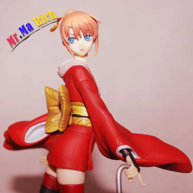 New Hot 19 Cm Gintama Kagura Leader Action Figure Giocattoli Collection Bambola Giocattolo Di Natale Con La Scatola | Игрушки и хобби