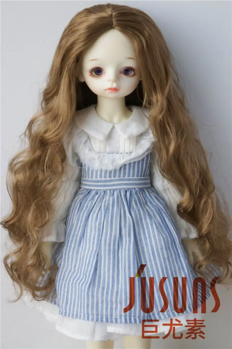 JD435 1/4 1/3 красивые длинные BJD синтетические мохеровые кукольные парики размером 7 8