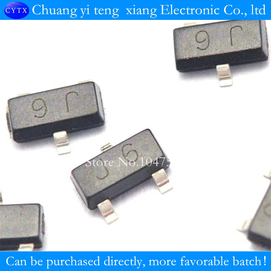 Транзистор SMD triode S9014 J6 45v0 1 A/NPN SOT23 (100 шт./лот)|transistor npn|transistor npn smdtransistor smd |