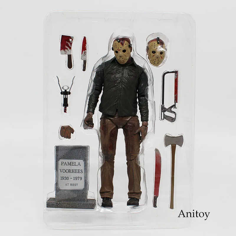 NECA Friday 13th the Final Chapter Jason Voorhees ПВХ фигурка коллекционная игрушка 18 см KT4069
