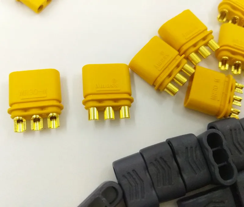 Amass MR30 мужской женский разъём для батарей Lipo штепсельная вилка с оболочкой RC