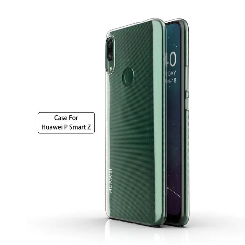 Прозрачный силиконовый чехол для Huawei P Smart Z Honor 9X STK-LX1 Премиум Y9 Prime 2019 мягкий
