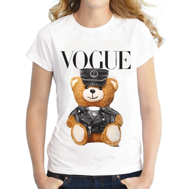 Плюс размеры S-XXXL Harajuku летняя футболка новинки для женщин модные VOGUE печатных