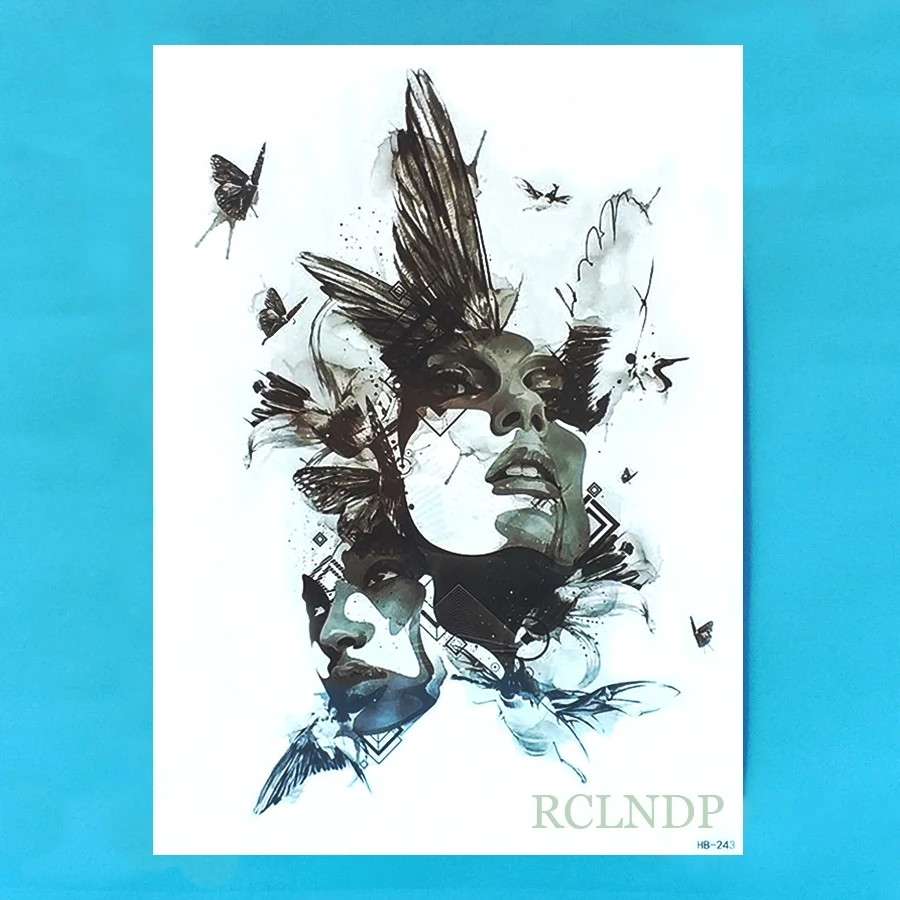 Водонепроницаемые временные тату наклейки на бедро мечта флэш поддельные