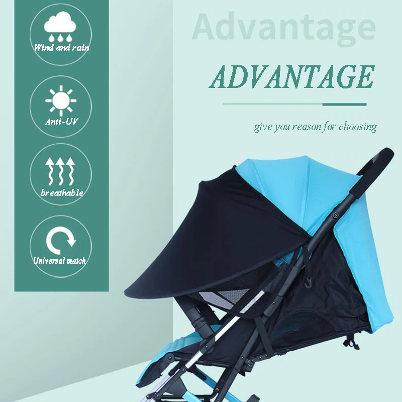 Солнцезащитный козырек от УФ лучей навес москитная сетка для детской коляски