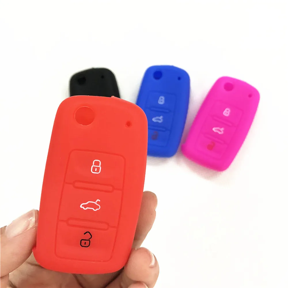 Силиконовый для ключа автомобиля чехол Skoda Octavia Yeti Roomster Fabia Rapid Superb KODIAQ Citigo KAMIQ KAROQ