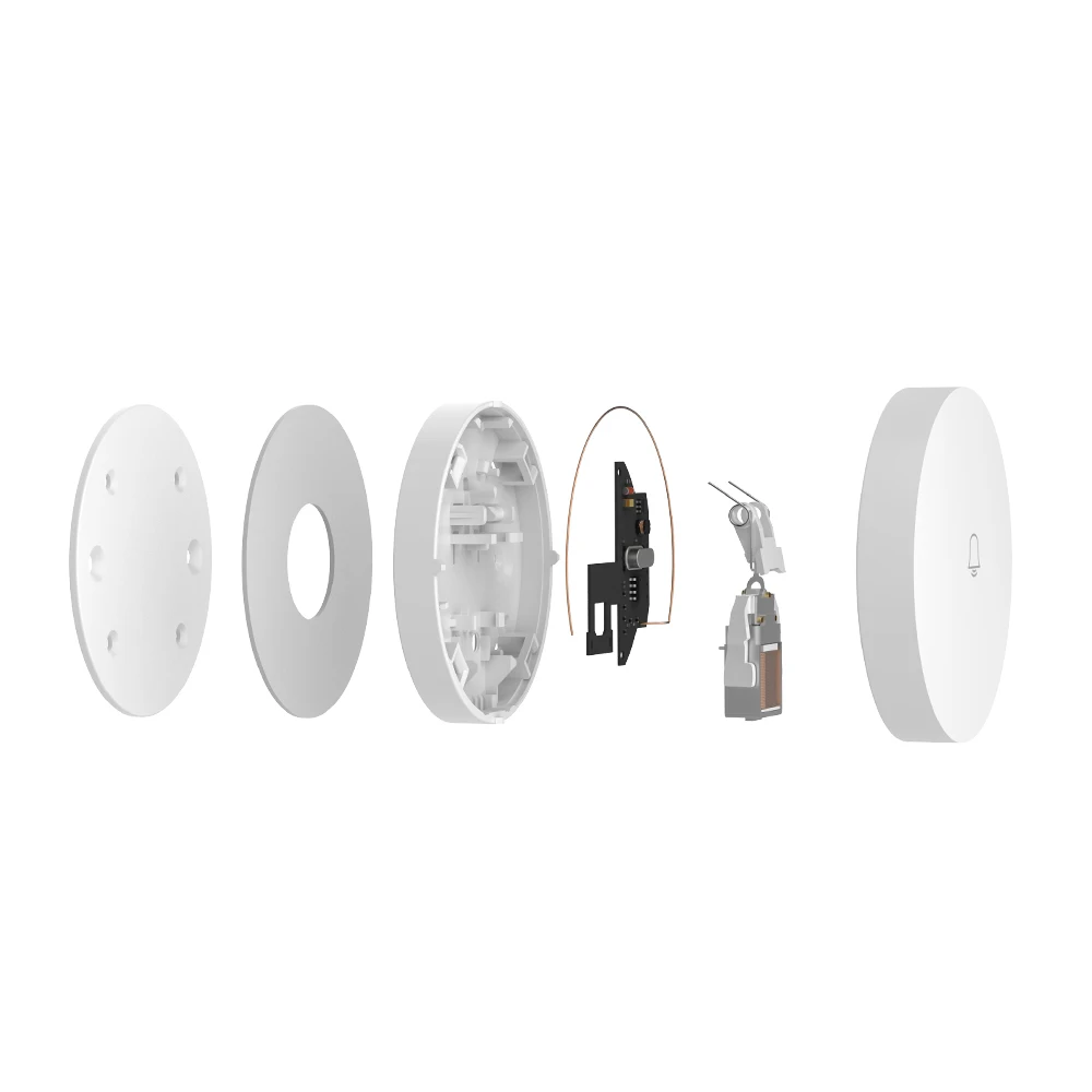 Беспроводной дверной звонок Xiaomi Mijia Linptech Wi-Fi с функцией интеллектуального управления памятью от Mijia 110-240 В переменного тока