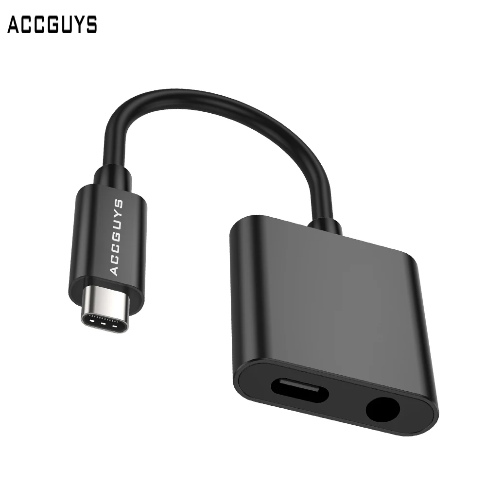 ACCGUYS 3 в 1 Тип C Aux аудио кабель адаптер USB до 5 мм разъем для наушников PD быстрое