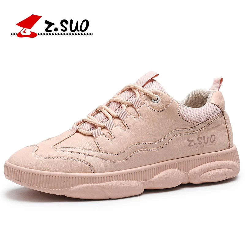 Z.SUO Brand Men Fashion Shoes Pink Leisure Size 38-44 Man Sneakers | Обувь
