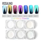 Rosalind маникюрная Полировка Для ногтей Зеркальный цвет зеркальный фритюр 3d украшения для ногтей блестящая мощность