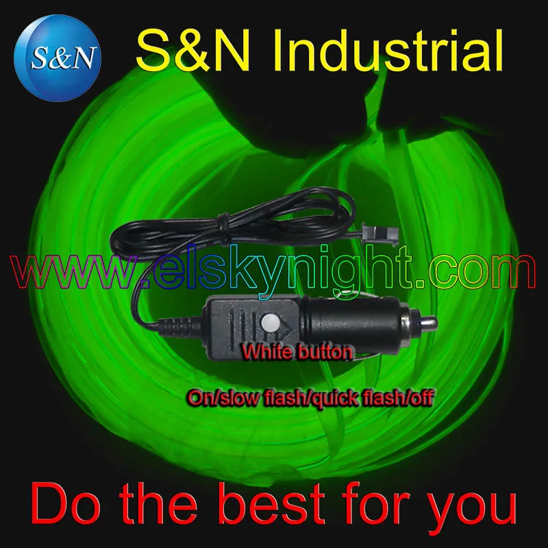 DC12V Разъем для сигары el проводной контроллер/драйвер/инвертор + 3 метра Келли