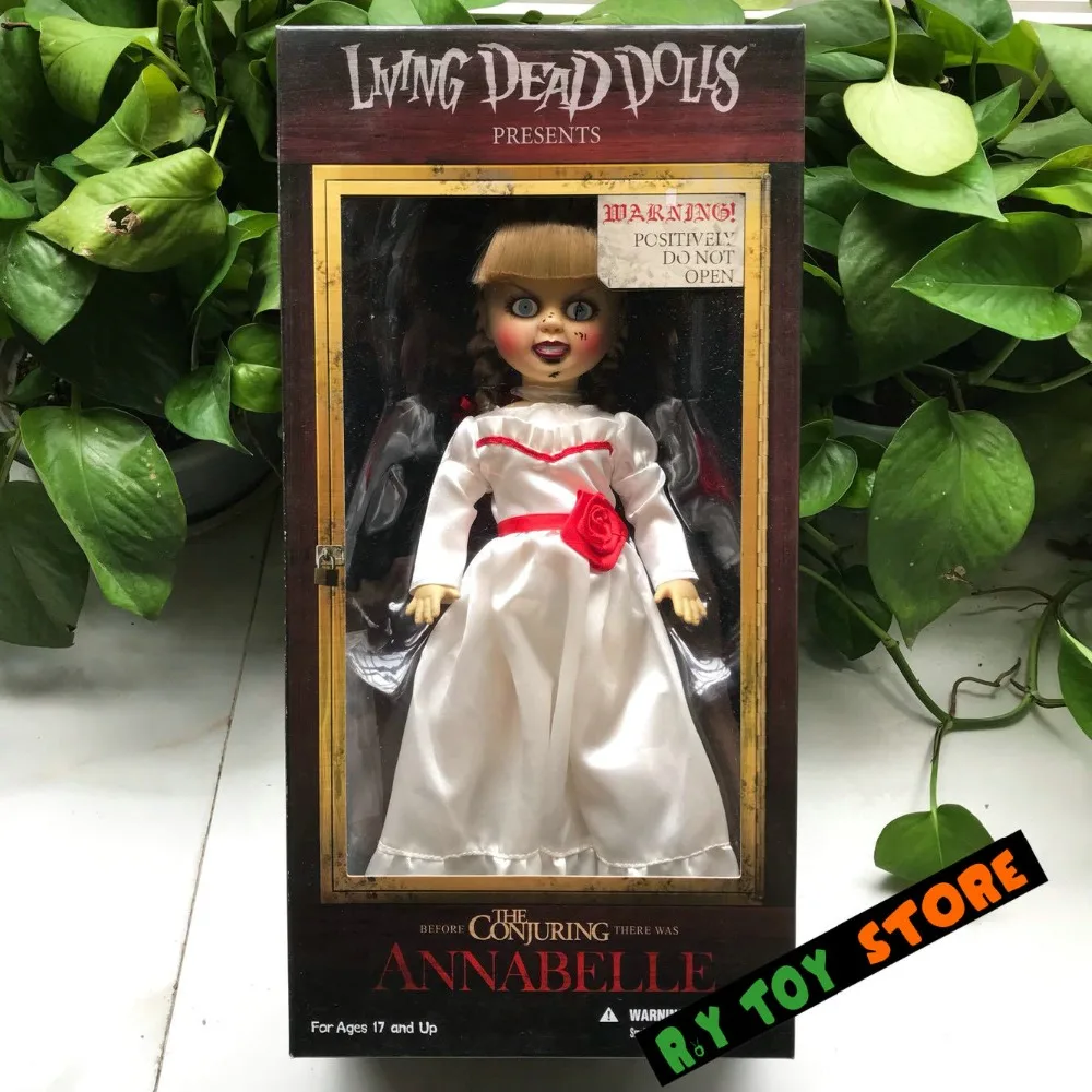 Оригинальные оригинальные Mezco Живые мертвецы куклы Conjuring Annabelle аниме фигурку