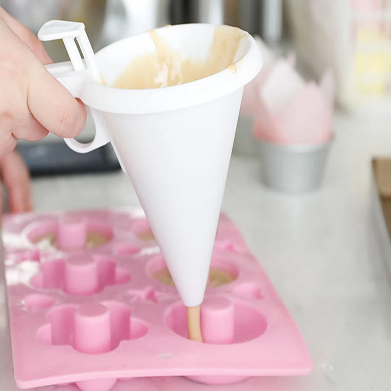 Transhome пластиковая конфета с глазурью воронки для выпечки Блинных кремов