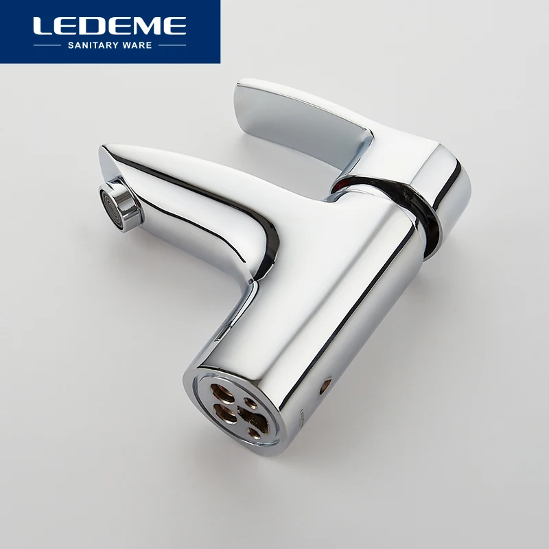 LEDEME Смеситель для умывальника латунь Цвет: хром L1064|basin faucet|waterfall faucetbathroom faucet |