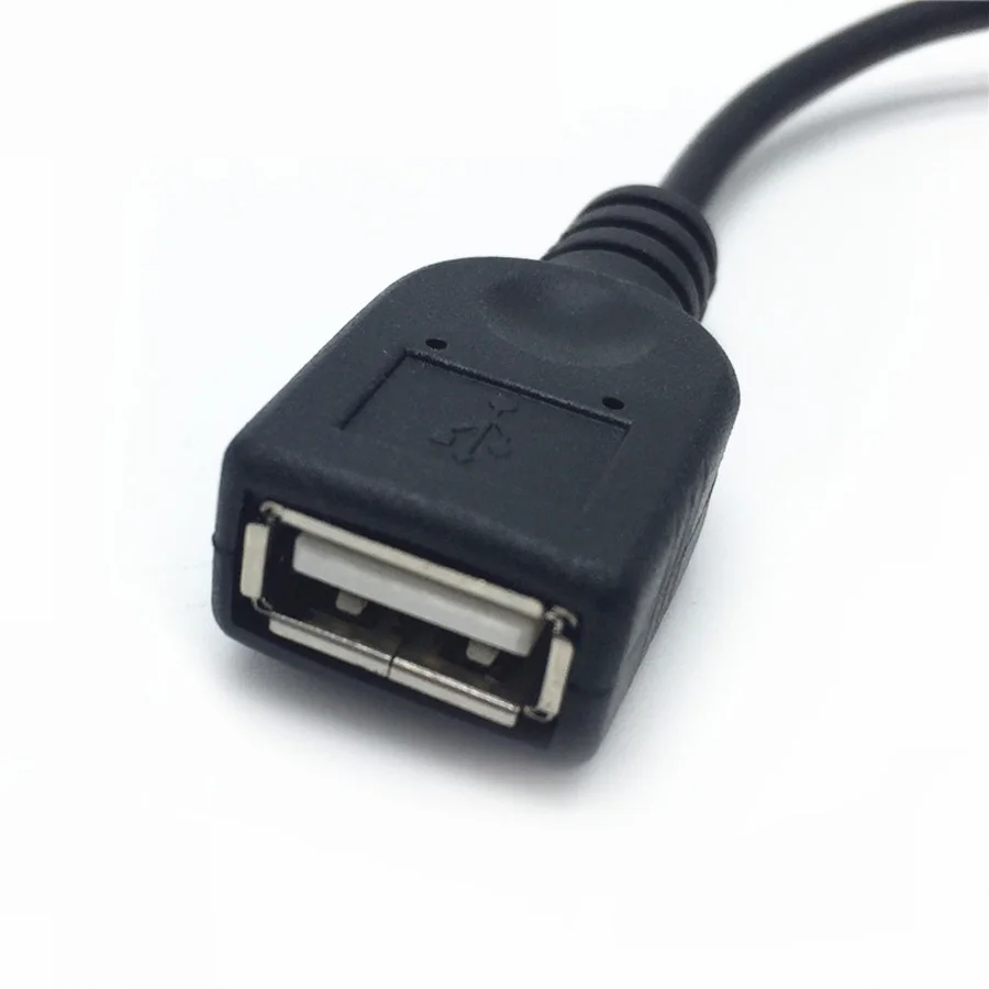 Разъем USB 2 0 AF для 3 5*1 35 мм гнездо с проводом разъем зарядного устройства